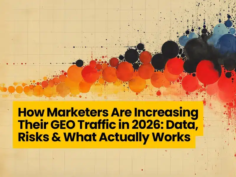 How Marketers Are Increasing Their GEO Traffic in 2026: Data, Risks & What Actually Works